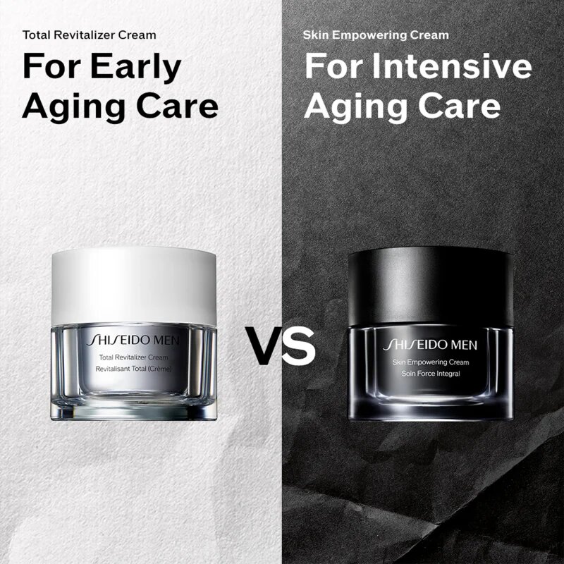 Shiseido Men Skin Empowering Advanced Cream Crema de restaurare pentru a reduce ridurile 50 ml