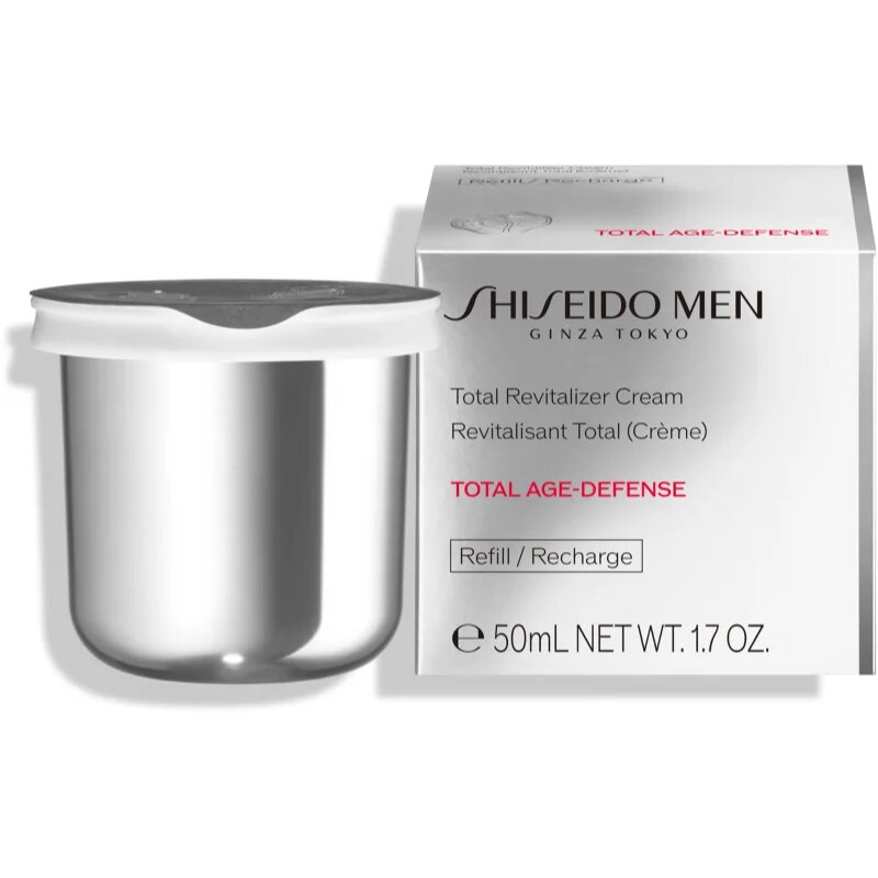 Shiseido Men Total Revitalizer Cream crema de zi pentru barbati Refil 50 ml