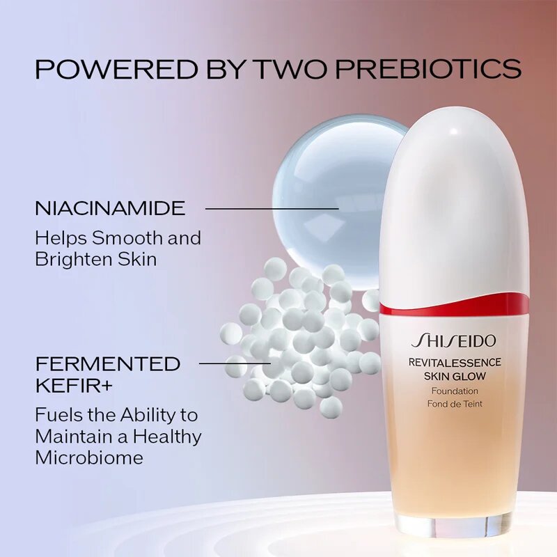 Shiseido Revitalessence Skin Glow Foundation Machiaj usor cu efect de luminozitate SPF 30 culoare Alder 30 ml