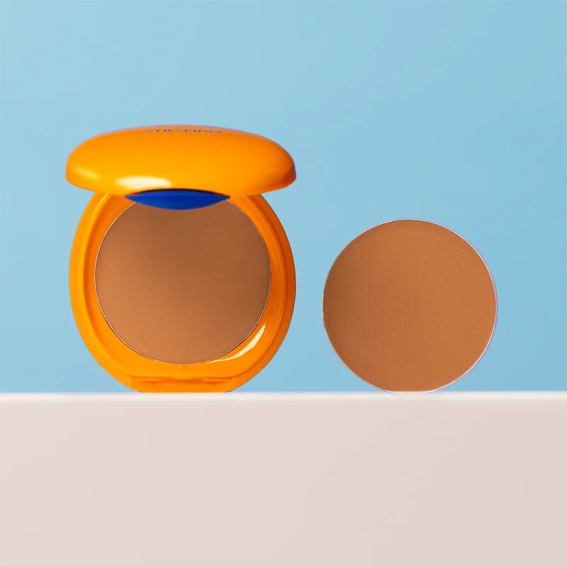 Shiseido Sun Care Tanning Compact Foundation SPF10 makeup rezistent la apa rezervă culoare Honey 12 g