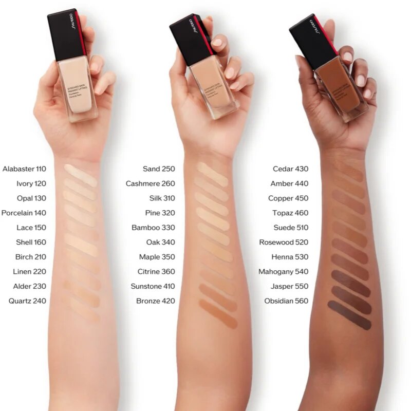 Shiseido Synchro Skin Radiant Lifting Foundation Advanced machiaj pentru lifting cu efect de stralucire SPF 30 culoare 420 Bronze 30 ml