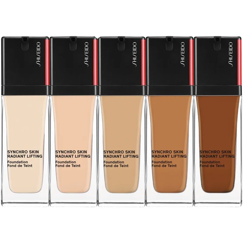 Shiseido Synchro Skin Radiant Lifting Foundation machiaj pentru lifting cu efect de stralucire SPF 30 culoare 450 Copper 30 ml