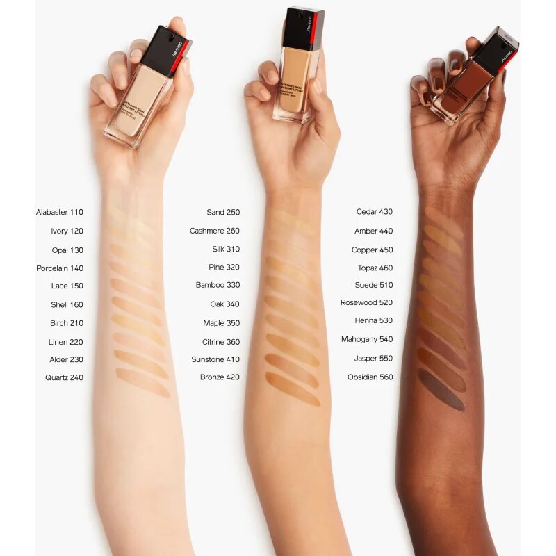 Shiseido Synchro Skin Radiant Lifting Foundation machiaj pentru lifting cu efect de stralucire SPF 30 culoare 540 Mahogany 30 ml