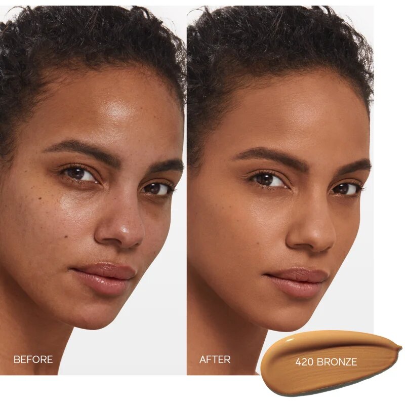 Shiseido Synchro Skin Self-Refreshing Foundation Advanced machiaj persistent SPF 30 culoare 420 Bronze 30 ml