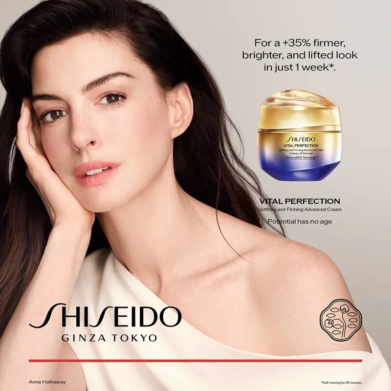 Shiseido Vital Perfection Uplifting and Firming Advanced Cream Soft Crema iluminatoare pentru fermitate ziua și noaptea 50 ml