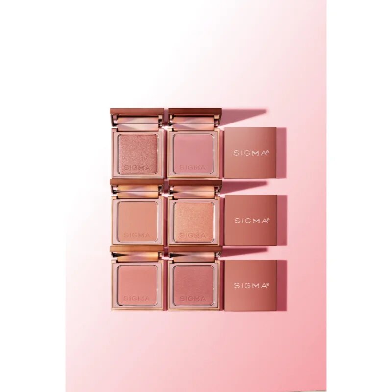 Sigma Beauty Blush Blush rezistent cu oglinda mica culoare Sunset Kiss 7.8 g