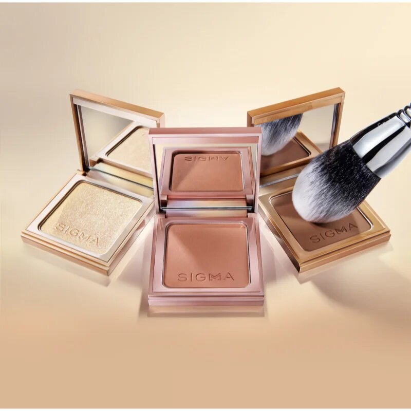 Sigma Beauty Blush Blush rezistent cu oglinda mica culoare Sunset Kiss 7.8 g