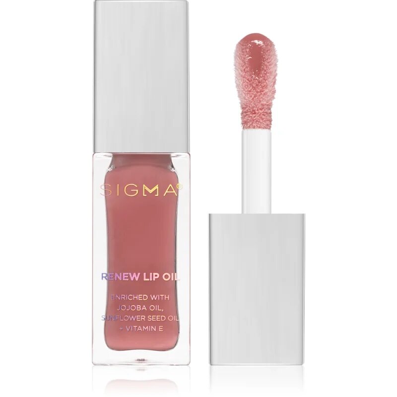 Sigma Beauty Renew Lip Oil ulei pentru buze ofera hidratare si stralucire culoare Tranquil 52 g