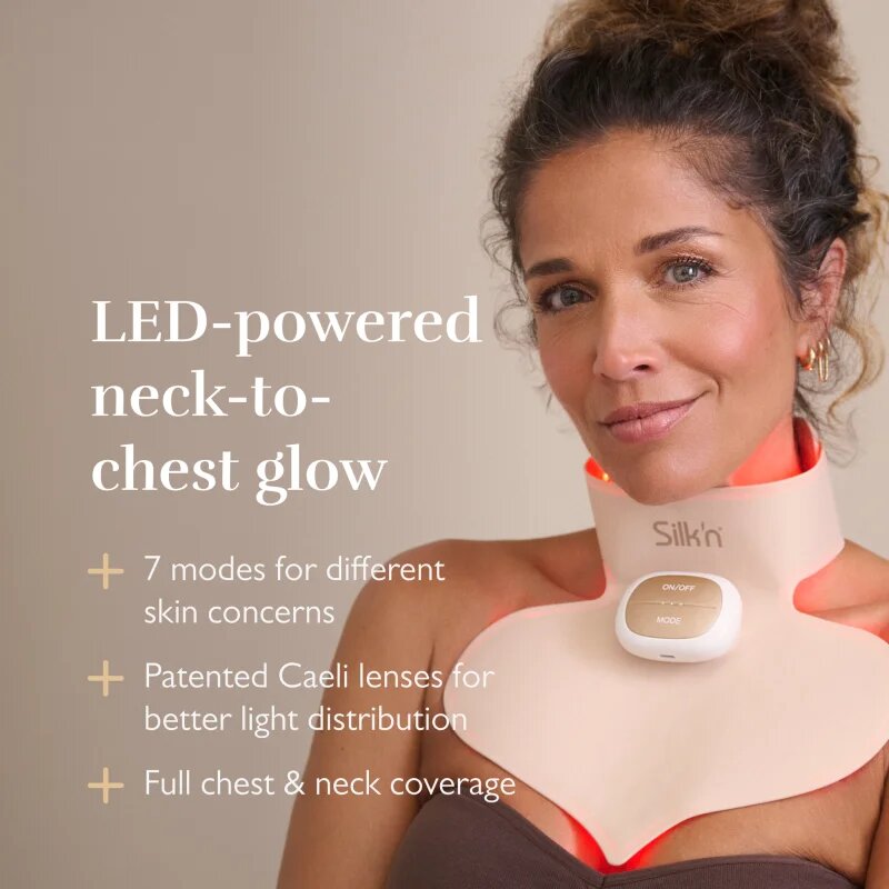 Silk'n LED Chest Mask PRO mască LED pentru gât și decolteu 1 buc