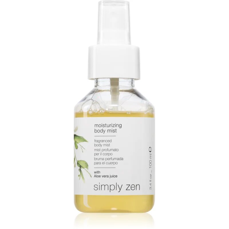 Simply Zen Sensorials Moisturizing Body Mist bruma de corp hidratanta pentru corp aloe vera 100 ml