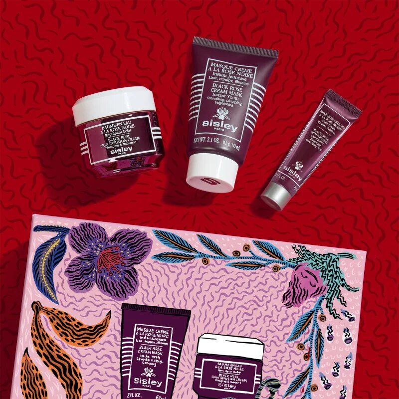 Sisley Black Rose Gift Set by Marie-Victoire de Bascher set cadou pentru o piele radianta editie limitata