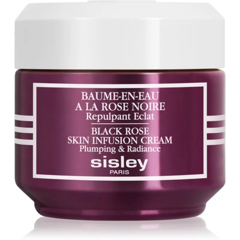 Sisley Black Rose Skin Infusion Cream cremă iluminatoare de lux pentru netezirea și tonifierea tenului antirid 50 ml