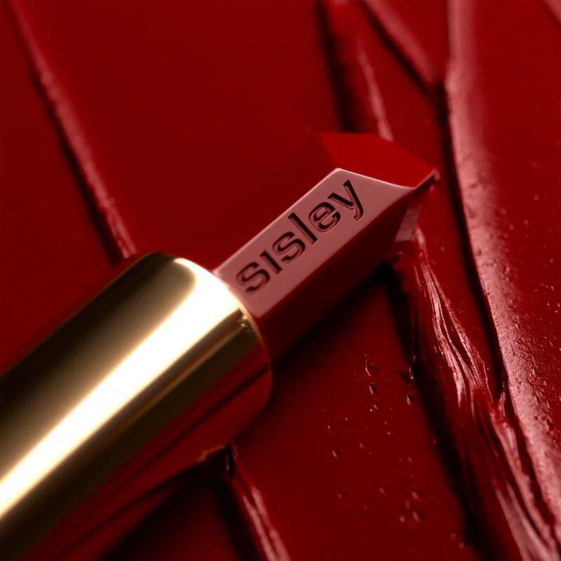 Sisley Phyto Rouge ruj protector cu acid hialuronic culoare 45 Rouge Milano 3.4 g