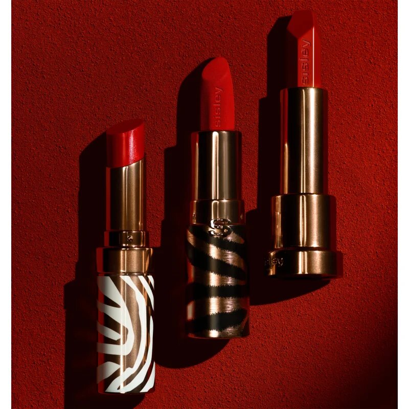 Sisley Phyto Rouge Velvet ruj protector cu efect matifiant culoare 41 Rouge Flame 3 g