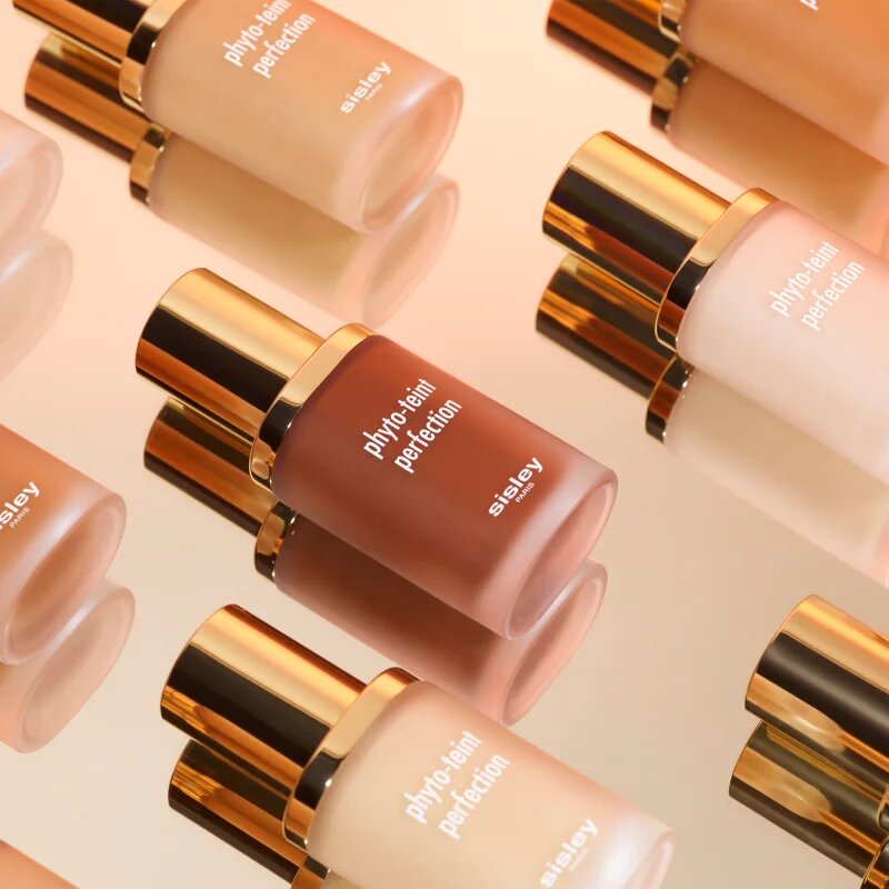 Sisley Phyto-Teint Perfection fond de ten cu acoperire ridicată pentru strălucirea și netezirea pielii culoare 6C Amber 30 ml