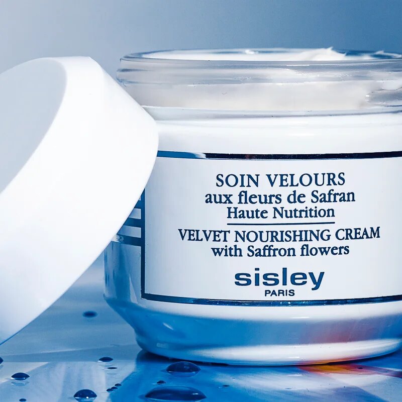 Sisley Velvet Nourishing Cream with Saffron Flowers cremă hidratantă pentru piele uscata spre sensibila 50 ml
