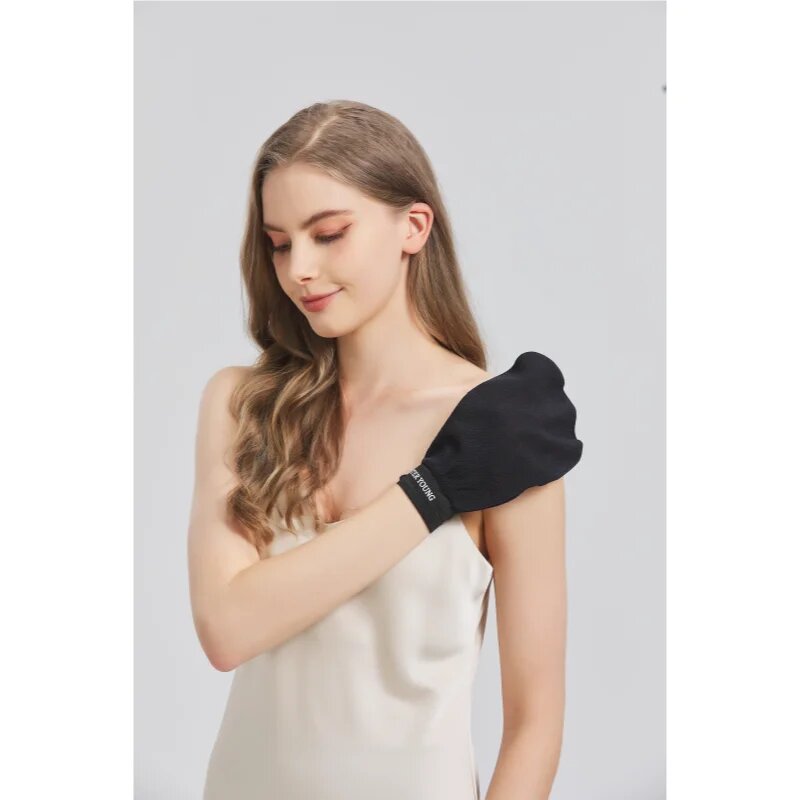 Sister Young NOVA Exfoliating Glove manusi peeling pentru corp Black 1 buc