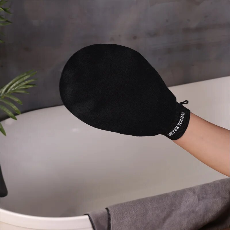 Sister Young NOVA Exfoliating Glove manusi peeling pentru corp Black 1 buc