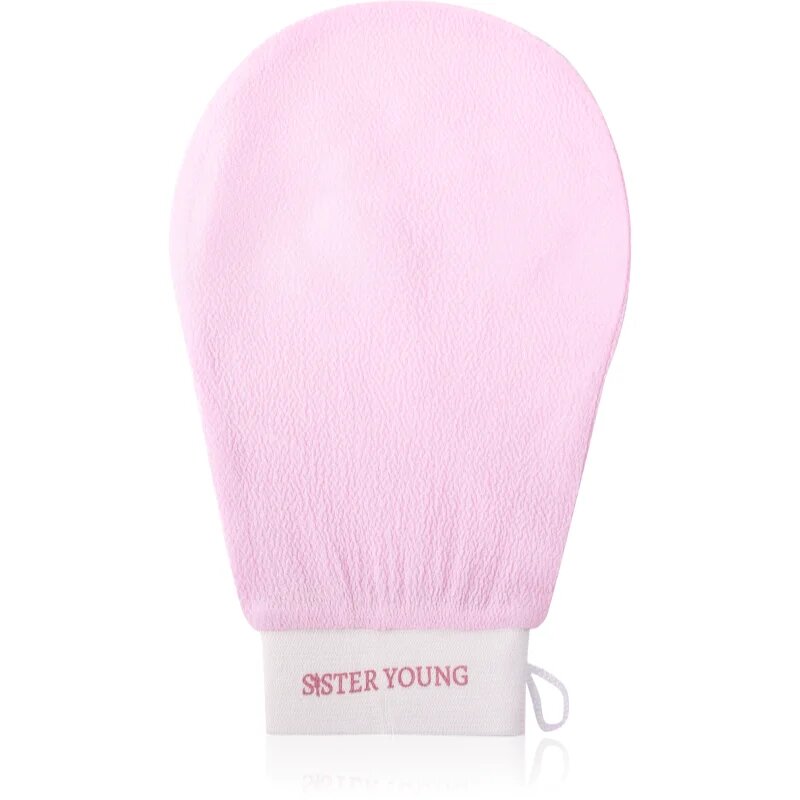 Sister Young NOVA Exfoliating Glove manusi peeling pentru corp Pink 1 caps.