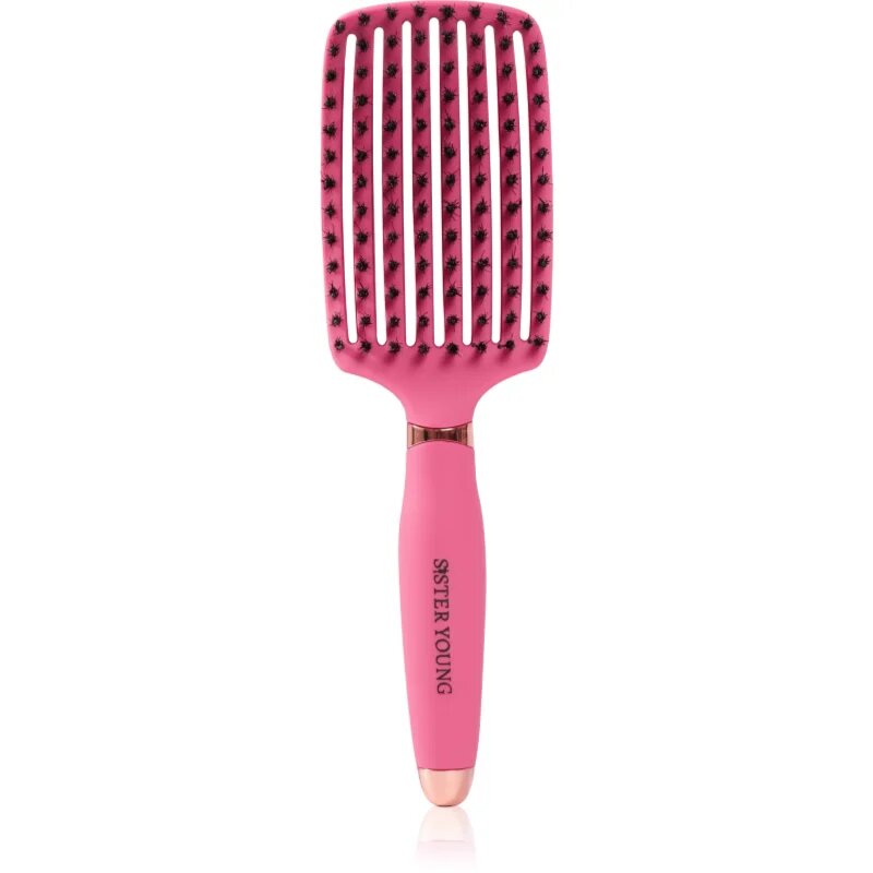 Sister Young OVIA perie de tip paletă pentru păr Fuchsia BV 1 buc