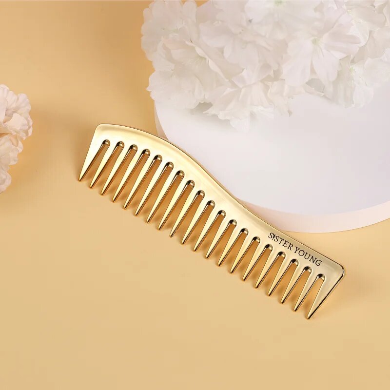 Sister Young ZURI pieptene pentru păr Gold 1 buc