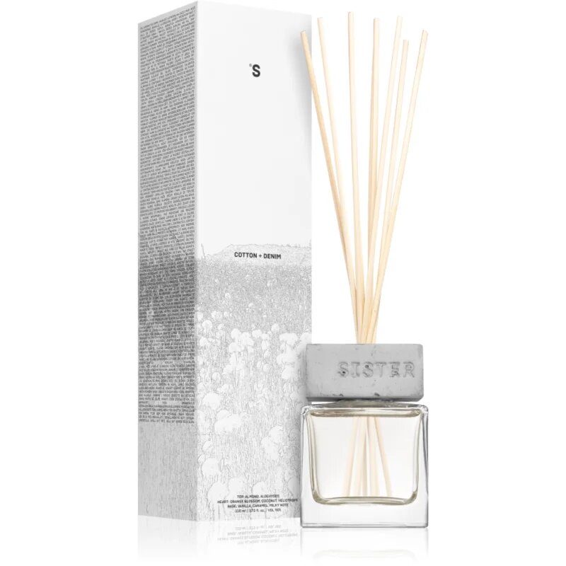 Sister's Aroma Cotton + Denim difuzor de aroma 110 ml