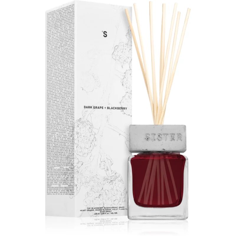 Sister's Aroma Dark Grape + Blackberry difuzor de aroma 100 ml