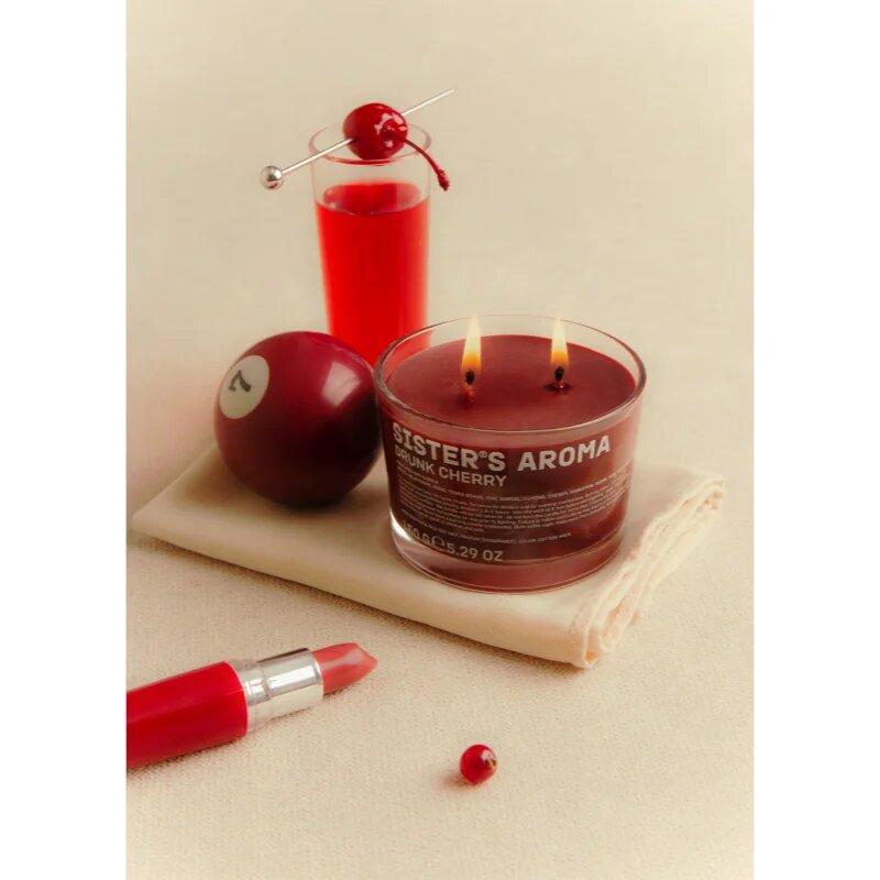 Sister's Aroma Drunk Cherry lumânare parfumată 150 g