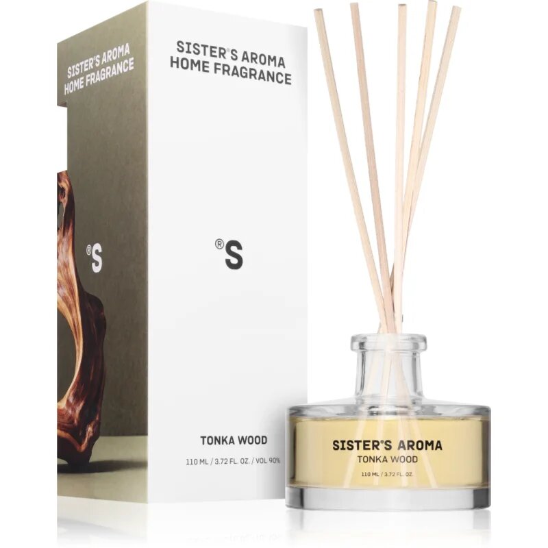 Sister's Aroma Home Fragrance Tonka Wood difuzor de aroma 110 ml