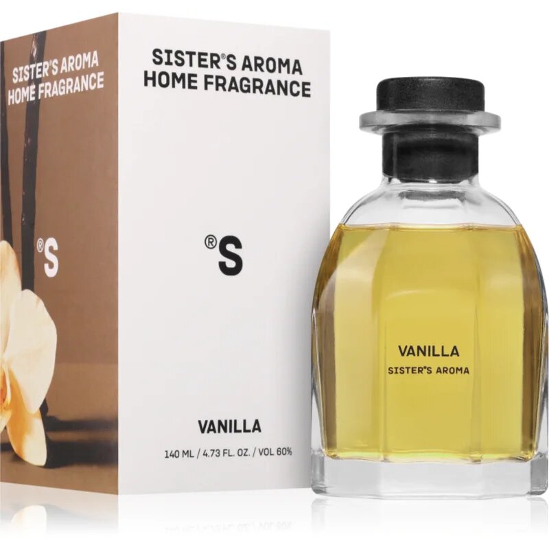 Sister's Aroma Home Fragrance Vanilla difuzor de aroma 140 ml