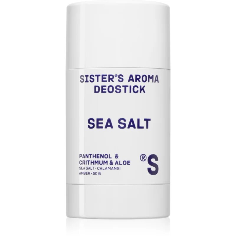 Sister's Aroma Sea Salt Deostick deodorant stick impotriva mirosului si transpiratiei 50 g