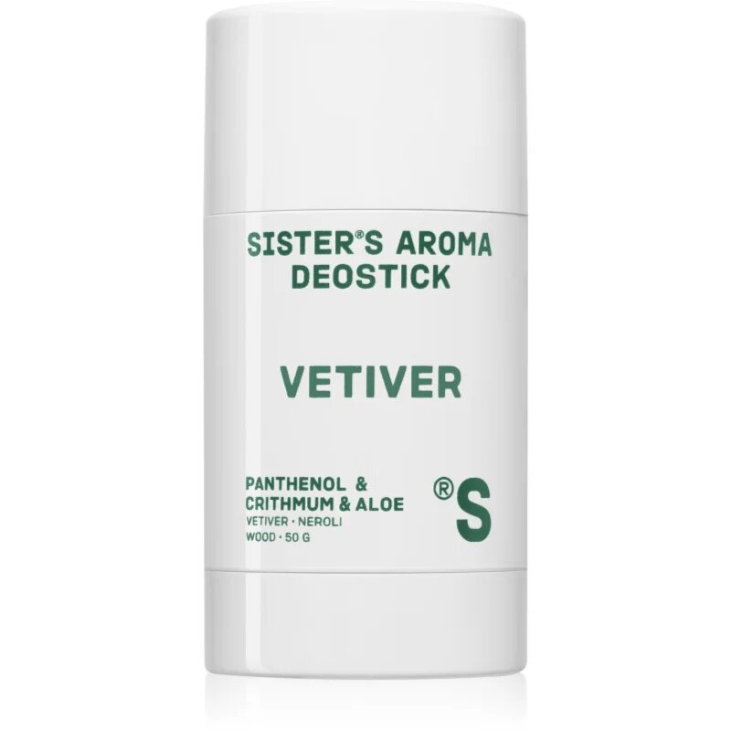 Sister's Aroma Vetiver Deostick deodorant stick impotriva mirosului si transpiratiei 50 g