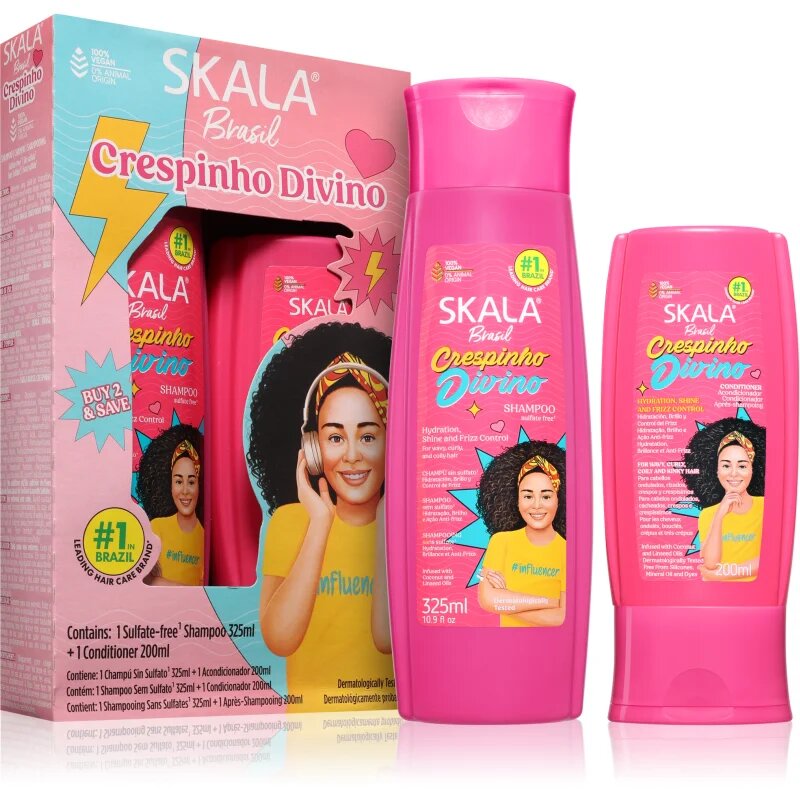 Skala Crespinho set pentru păr creț