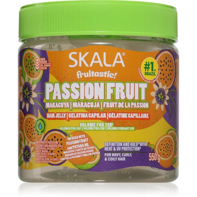 Skala Passion Fruit gel de par pentru păr creț 550 ml