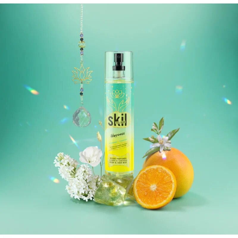 Skil Feel Good Happiness ceață înviorătoare de par si de corp pentru femei 250 ml