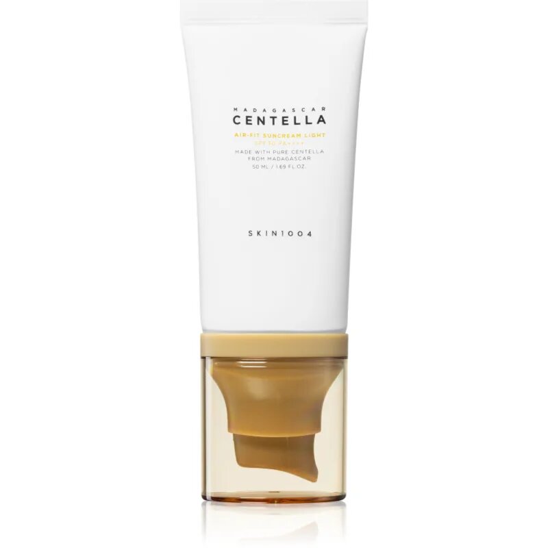 SKIN1004 Madagascar Centella Air-Fit Suncream Light fluid protector cu minerale pentru fata SPF 30 50 ml