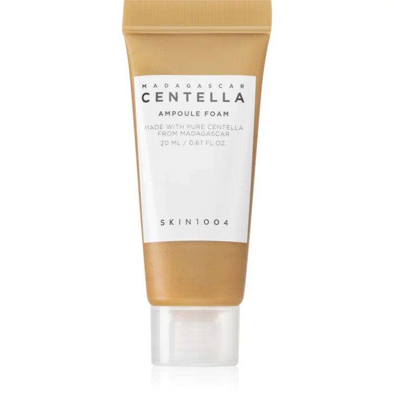 SKIN1004 Madagascar Centella Ampoule Foam spuma demachianta cu o textura cremoasa pentru piele sensibilă 20 ml