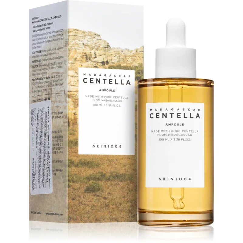 SKIN1004 Madagascar Centella Ampoule ser hidratant pentru a calma si intari pielea sensibila 100 ml