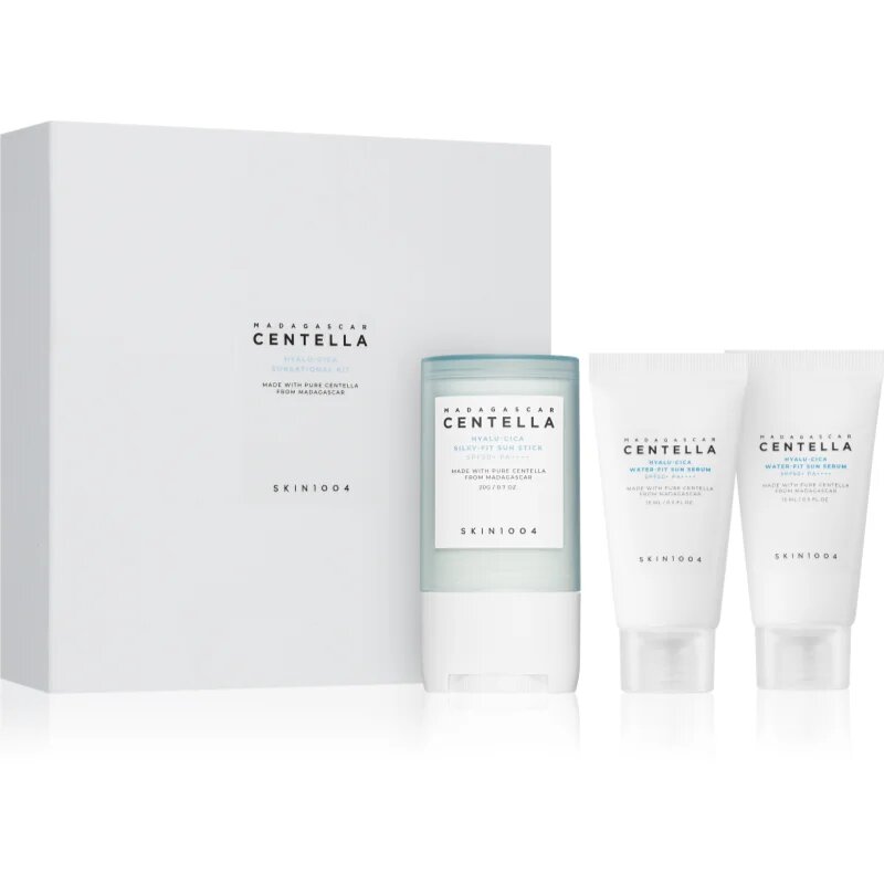 Madagascar Centella Hyalu-Cica Sunsational Kit set cadou cu o protectie UV ridicata