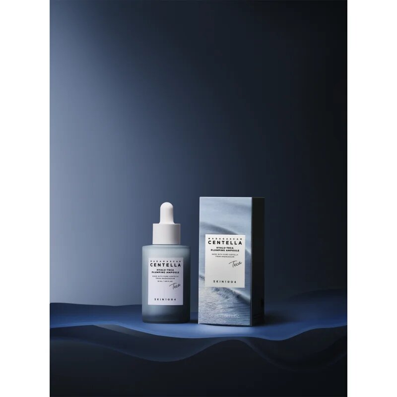 SKIN1004 Madagascar Centella Hyalu-Teca Plumping Ampoule ser cu hidratare intensiva anti-imbatranire si de fermitate a pielii 50 ml