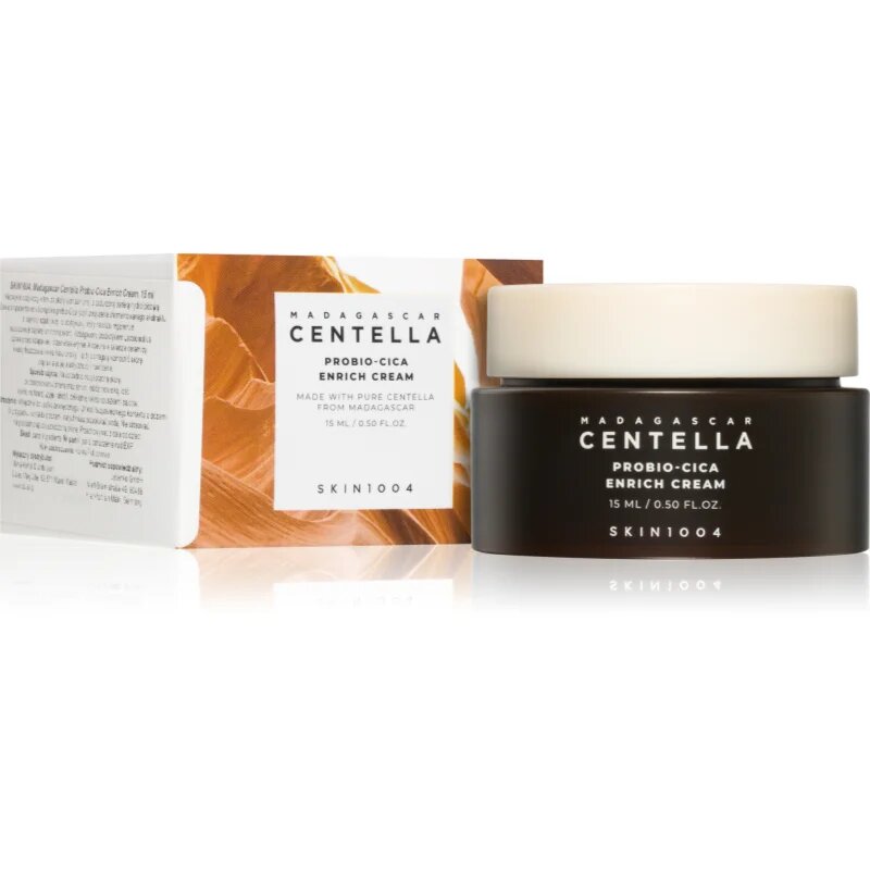 SKIN1004 Madagascar Centella Probio-Cica Enrich Cream cremă intens hidratantă pentru netezirea pielii 15 ml