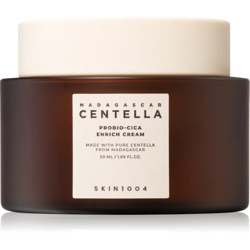 SKIN1004 Madagascar Centella Probio-Cica Enrich Cream cremă intens hidratantă pentru netezirea pielii 50 ml