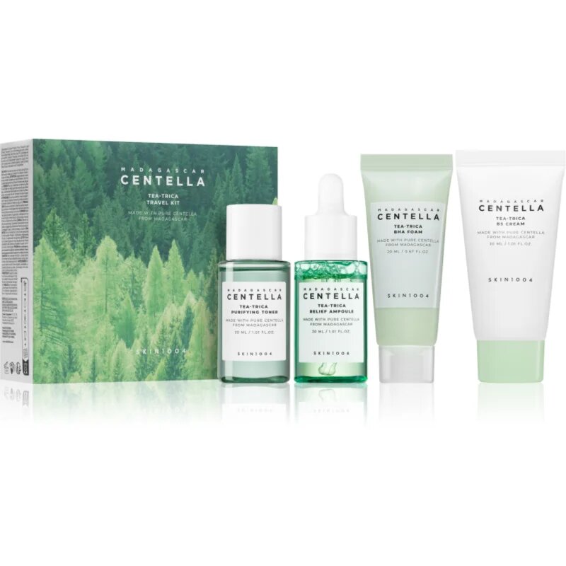 SKIN1004 Madagascar Centella Tea-Trica Travel Kit Seturi pentru voiaj pentru pielea problematica
