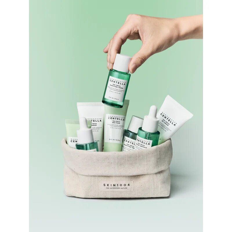 SKIN1004 Madagascar Centella Tea-Trica Travel Kit Seturi pentru voiaj pentru pielea problematica