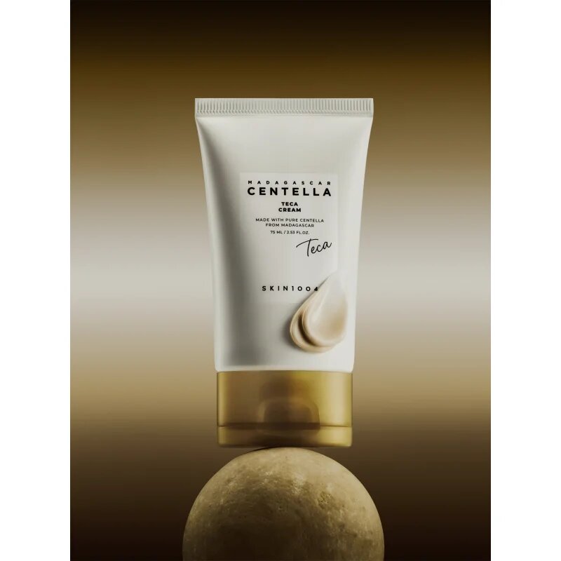 SKIN1004 Madagascar Centella Teca Cream cremă hidratantă pentru uniformizare cu efect calmant 75 ml
