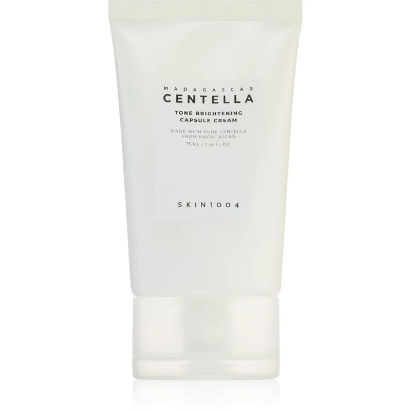 SKIN1004 Madagascar Centella Tone Brightening Capsule Cream cremă pentru revitalizare și iluminare cu efect calmant 75 ml