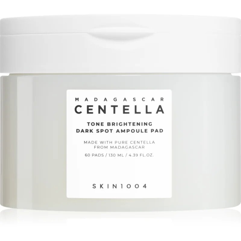 SKIN1004 Madagascar Centella Tone Brightening Dark Spot Ampoule Pad dischete de tonifiere impotriva petelor intunecate 60 buc