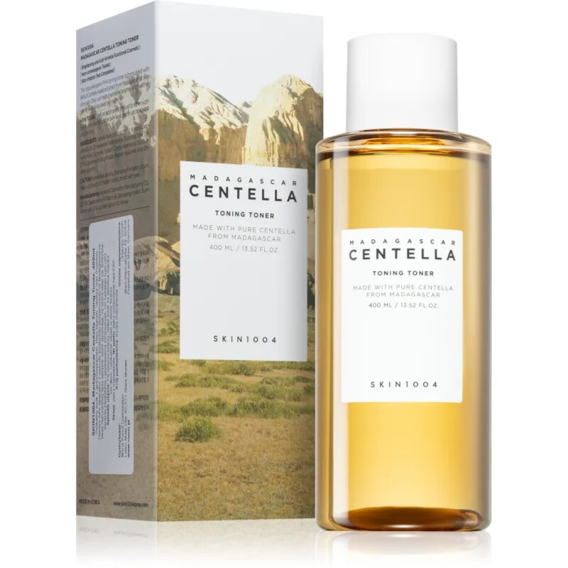 SKIN1004 Madagascar Centella Toning Toner tonic exfoliant delicat pentru piele sensibilă 400 ml
