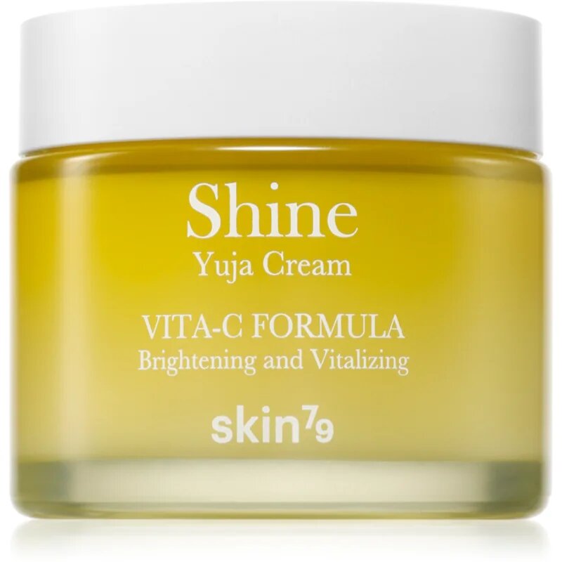 Skin79 Shine Yuja Cream Vita-C Formula cremă de față pentru hidratare și iluminare pentru piele cu hiperpigmentare 70 ml