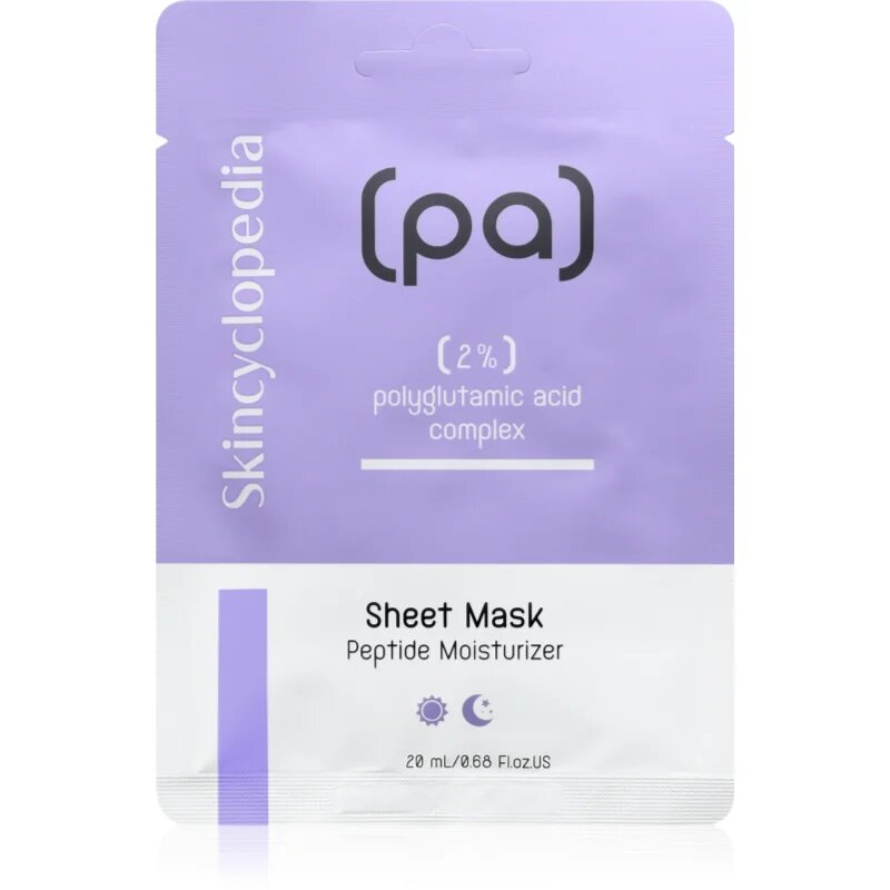 Skincyclopedia Peptide Moisturizer mască textilă hidratantă 20 ml